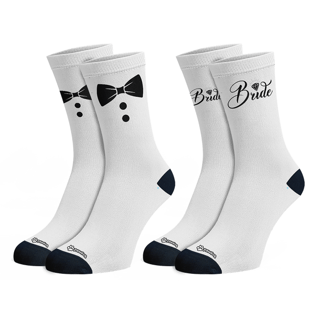 PawHub Generic Socks | Bride and Groom