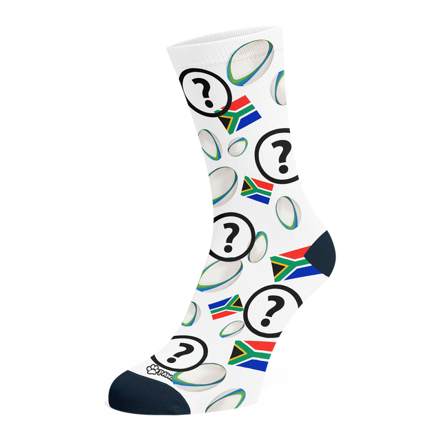 Rugby Custom Socks | Rugby Ball and Flag