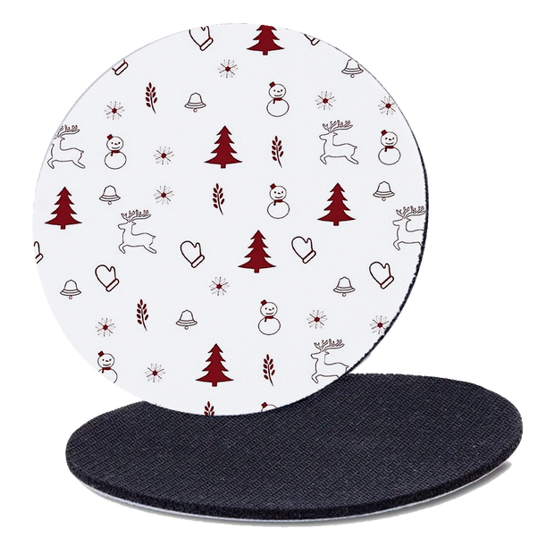 Custom Christmas Coasters | Trees and Reindeer