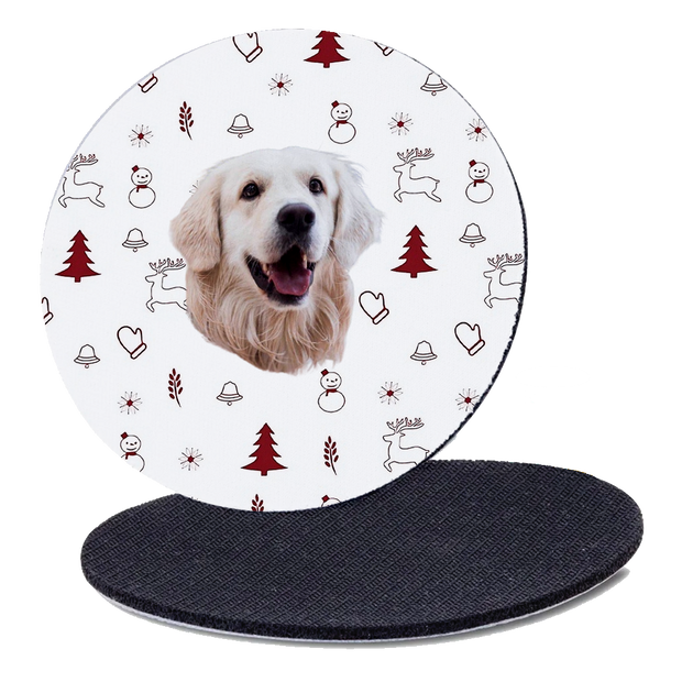 Custom Christmas Coasters | Trees and Reindeer