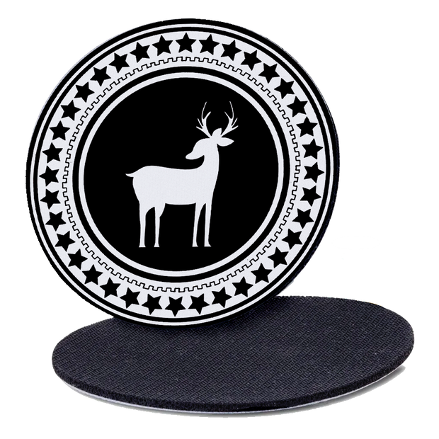 Generic Christmas Coasters | Reindeer Stars