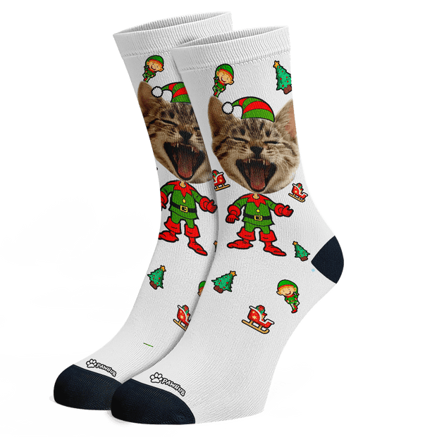 PawHub CAT / Elf Christmas Socks