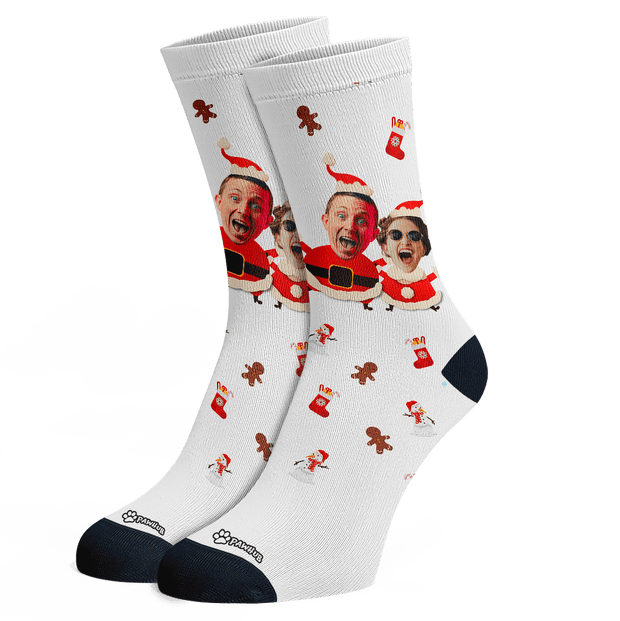 PawHub FACE / Santa Claus / 2 Christmas Socks
