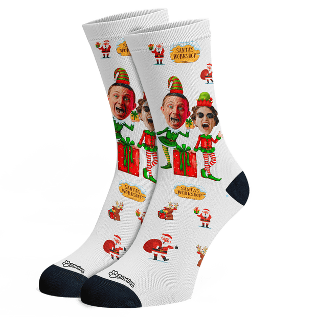 PawHub FACE / Elf / 2 Christmas Socks