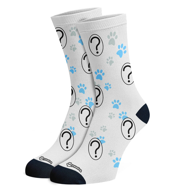 PawHub OTHER / PAW PRINTS / BLUE Custom Socks