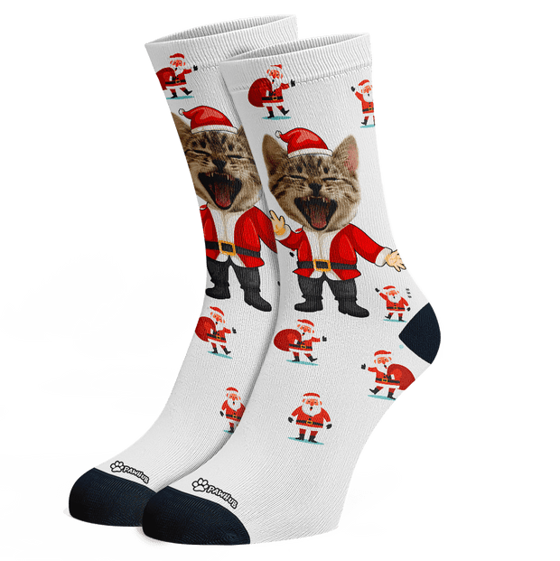 PawHub CAT / Santa Claus Christmas Socks
