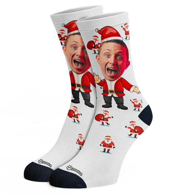 PawHub FACE / Santa Claus Christmas Socks