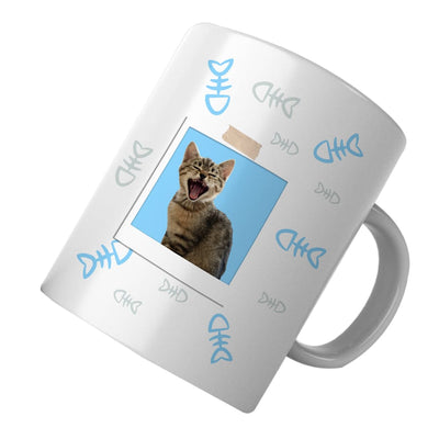 PawHub BONES / BLUE Custom Cat Mugs