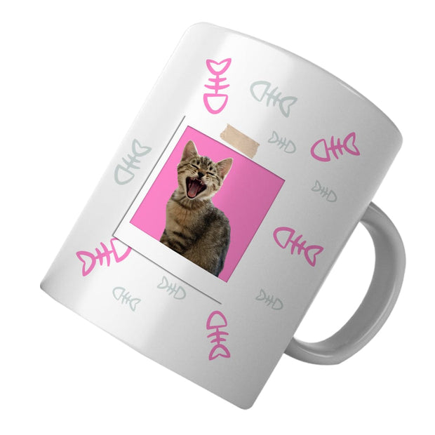 PawHub BONES / PINK Custom Cat Mugs