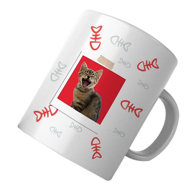 PawHub BONES / RED Custom Cat Mugs
