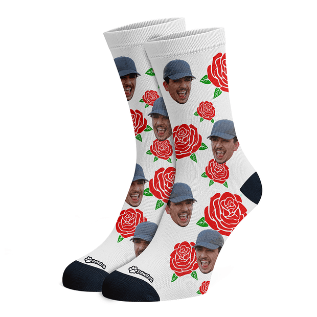 PawHub Adult / Universal Custom Socks | Roses