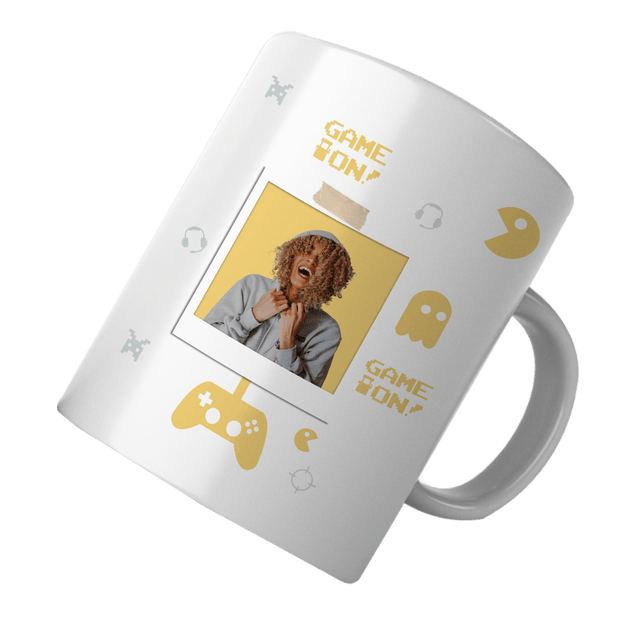 PawHub Yellow Custom Mug | Game On