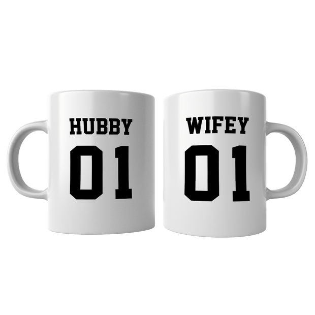 PawHub Generic Mugs | Hubby and Wifey